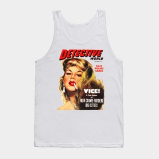 Vintage Pulp Magazine Cover Tank Top